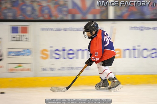 2011-01-23 Zanica 0862 Hockey Milano Rossoblu U10-Bergamo - Mario Stiatti